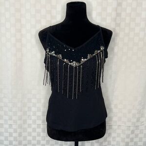 Idyllwind Powell Sequin Fringe Cami Top Women's Spaghetti Straps